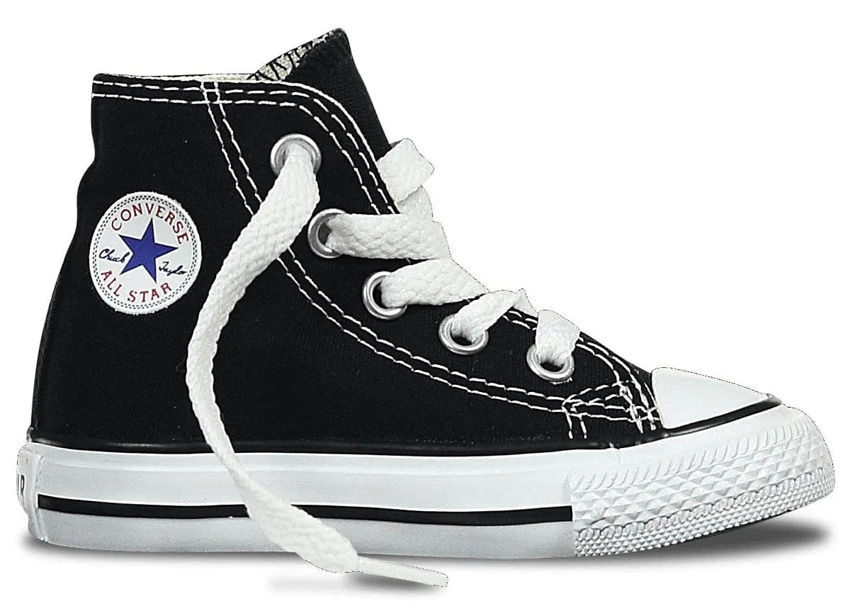 Kids High Top Black and White Chuck Taylor All Star Shoes