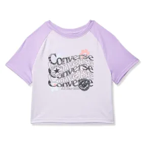 Converse Kids Short Sleeve Floral Graphic Boxy Tee (Big Kids)