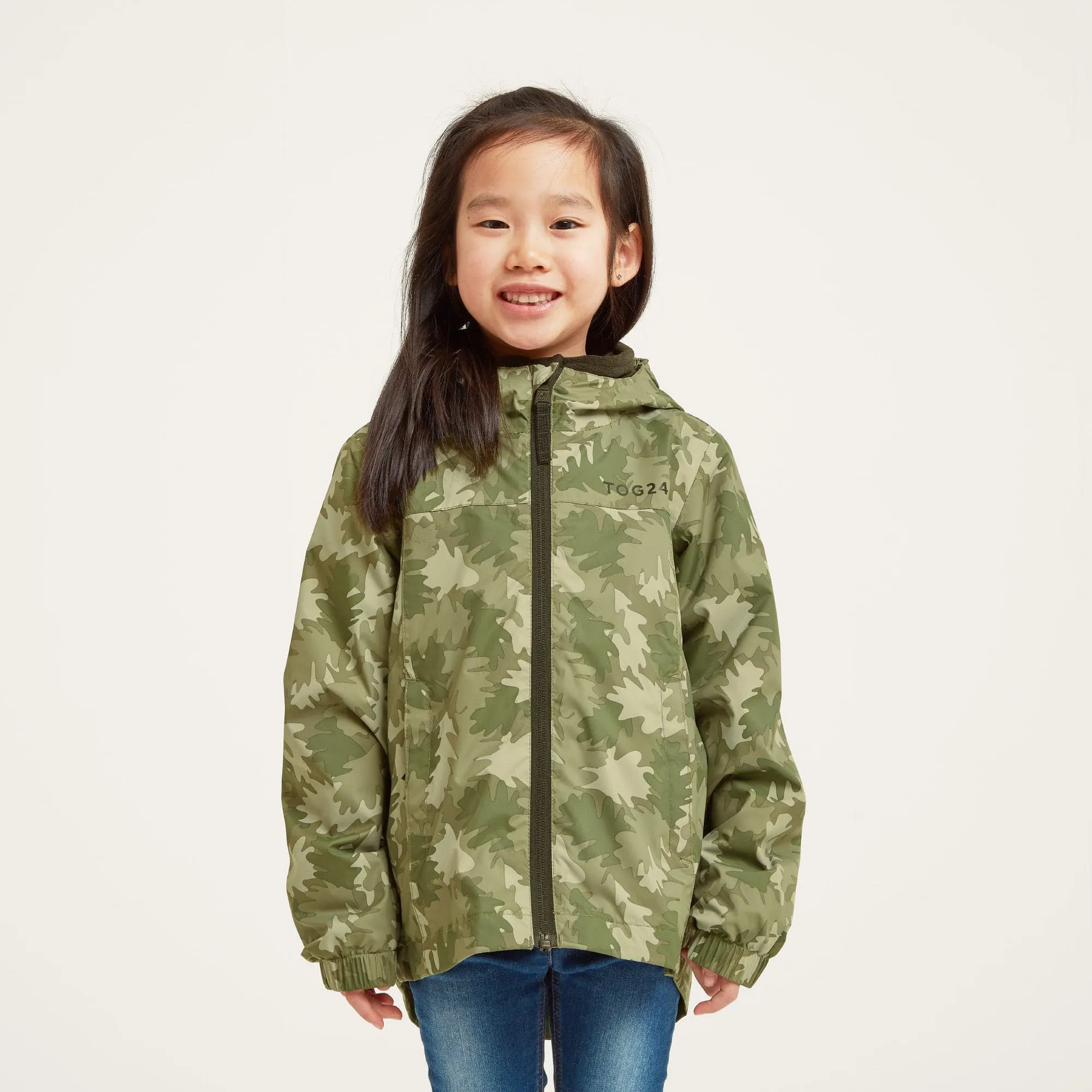 Copley Kids Waterproof Jacket - Camo Leaf Print