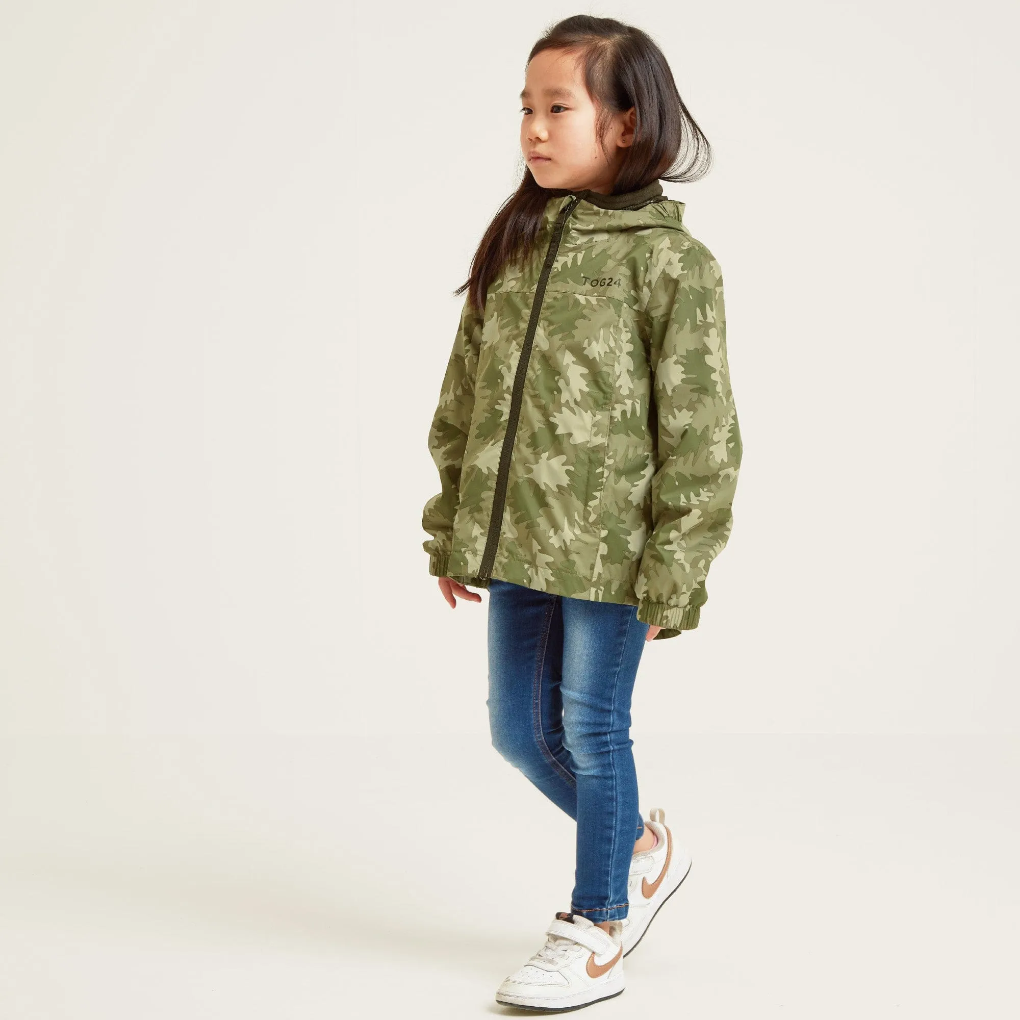 Copley Kids Waterproof Jacket - Camo Leaf Print