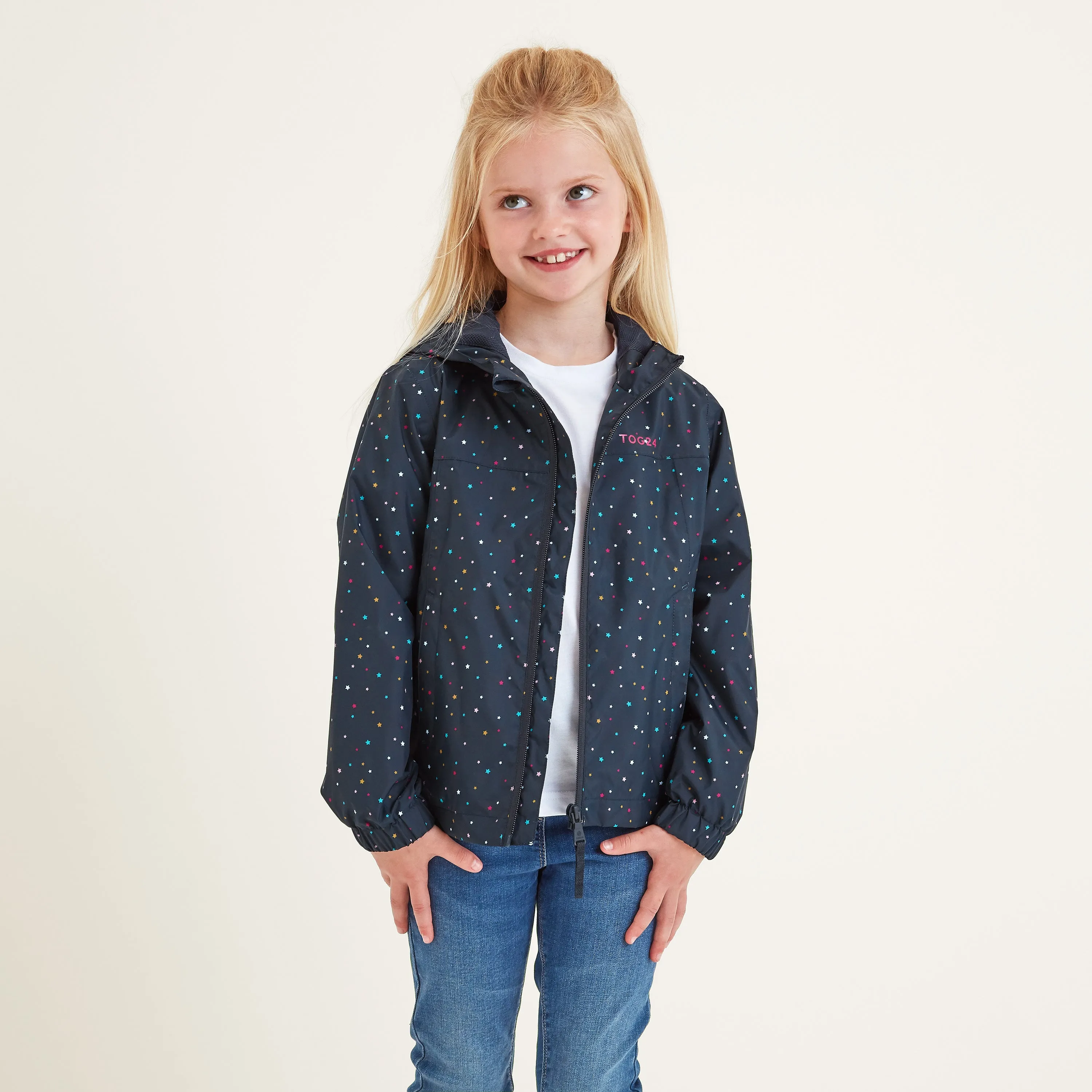 Copley Kids Waterproof Jacket - Dark Indigo Scattered Star