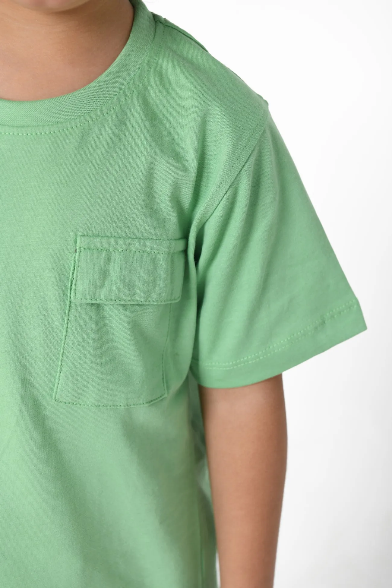 Cotton Jersey T-Shirt with Pocket