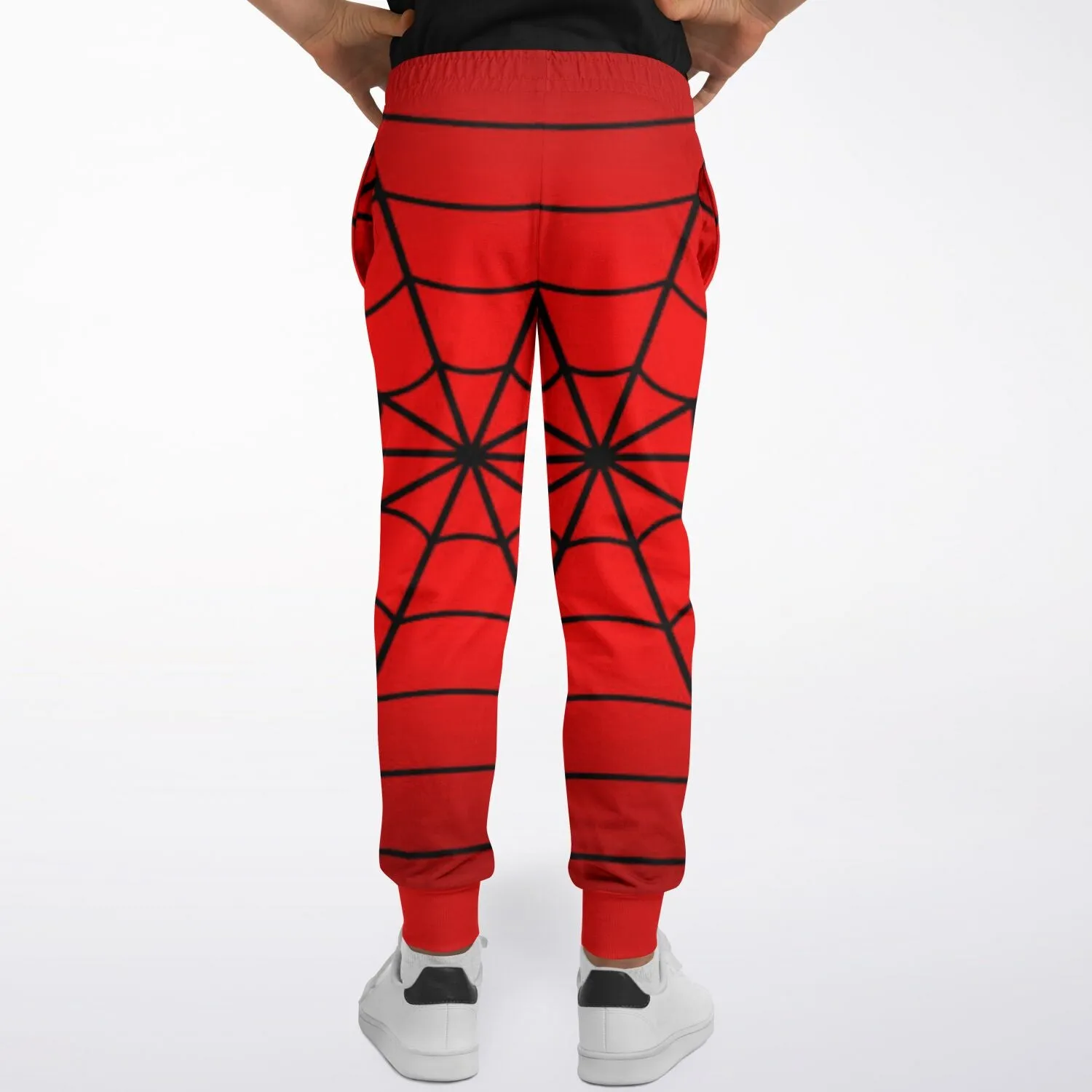 Crimson Spider Web Kids/Youth Jogger