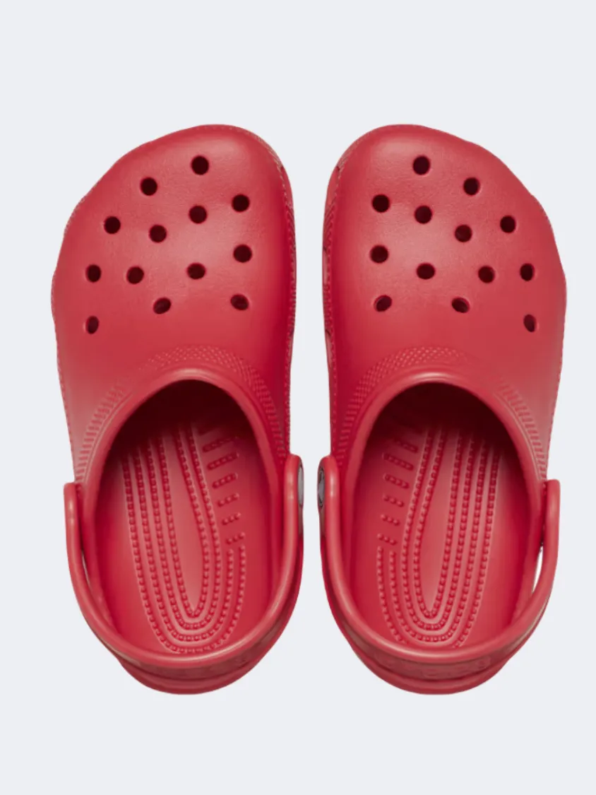 Crocs Classic Clog Kids Lifestyle Slippers Varsity Red