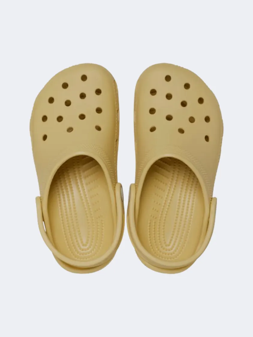 Crocs Classic Clog Kids-Unisex Lifestyle Slippers Wheat