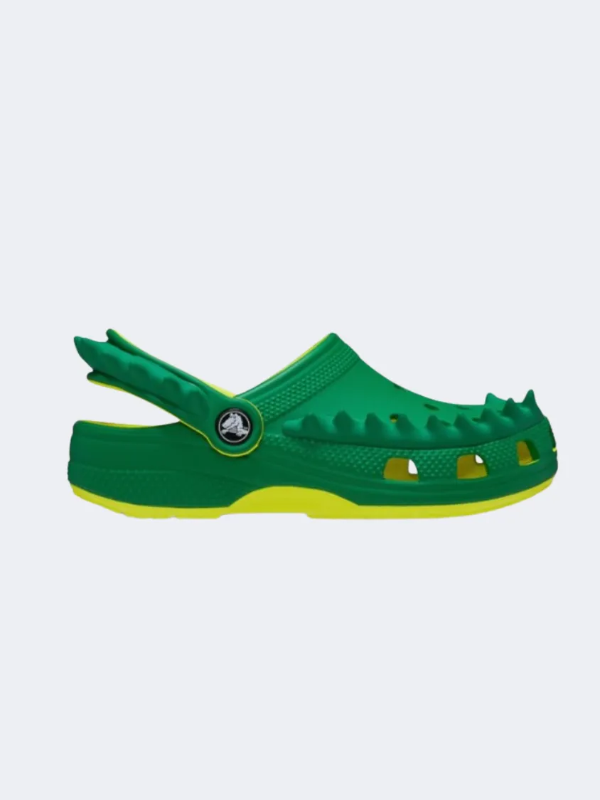 Crocs Classic Spikes Clog Kids Lifestyle Slippers Acidity/Green