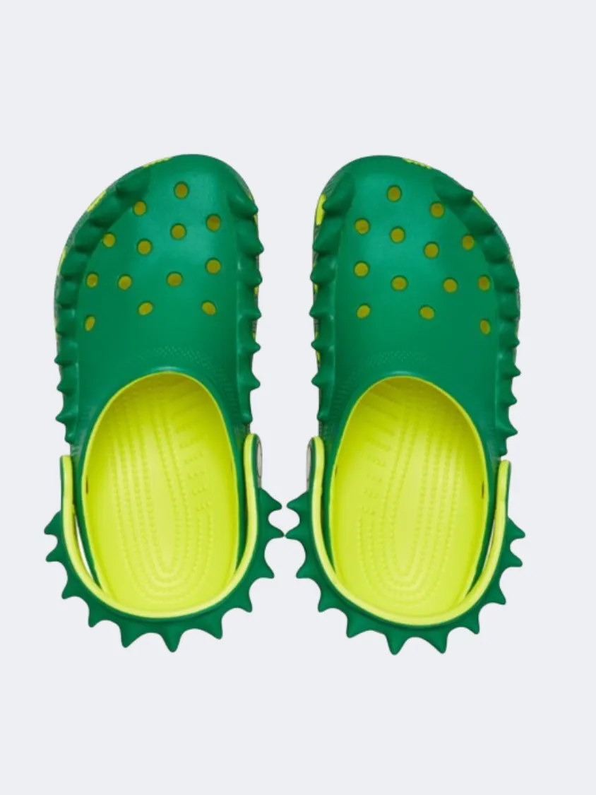 Crocs Classic Spikes Clog Kids Lifestyle Slippers Acidity/Green