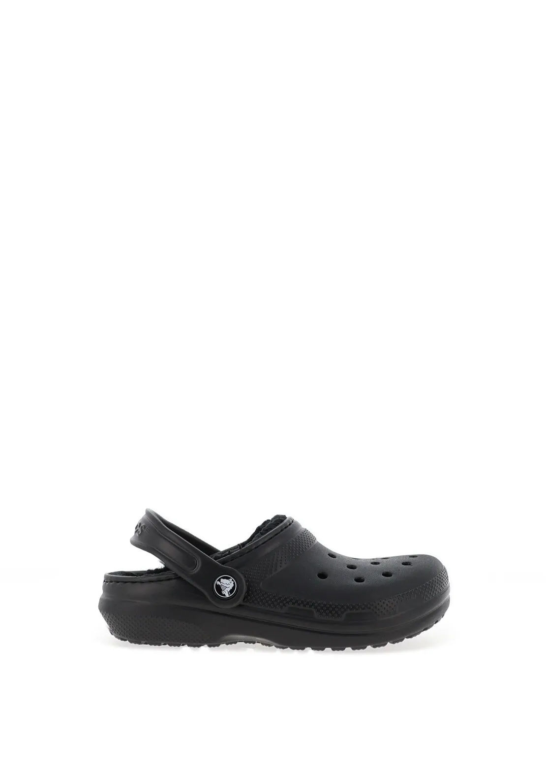 Crocs Kids Classic Lined Clog, Black