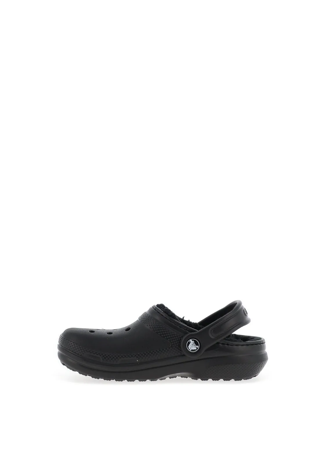 Crocs Kids Classic Lined Clog, Black