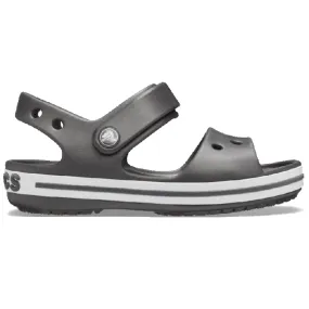 Kids Grey CROCS Crocband Sandals