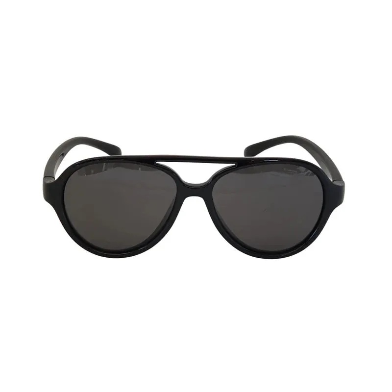 Cruzy Crowns - Aviator Kids Sunglasses Black