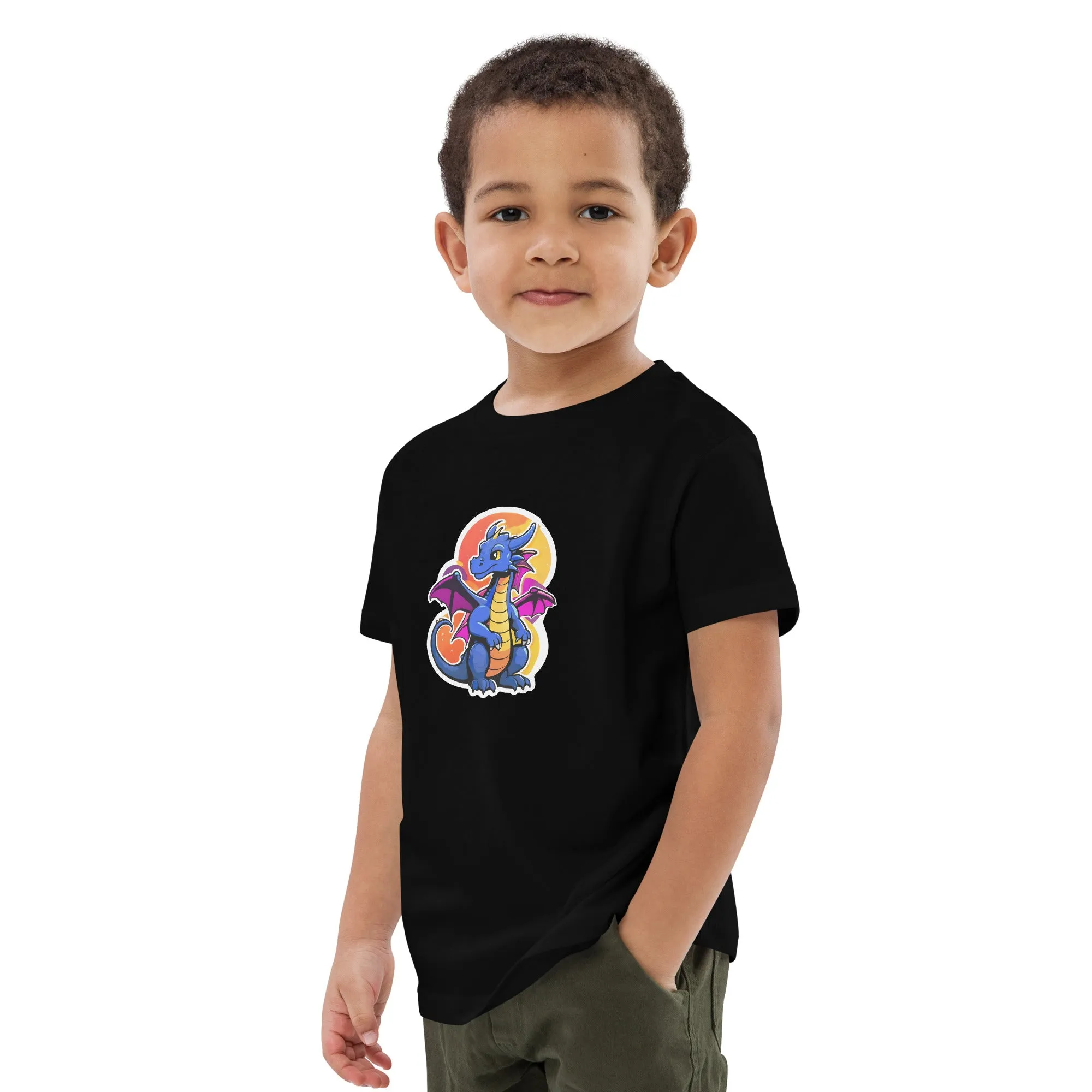 Cute Dragon Organic Cotton Kids' T-shirt