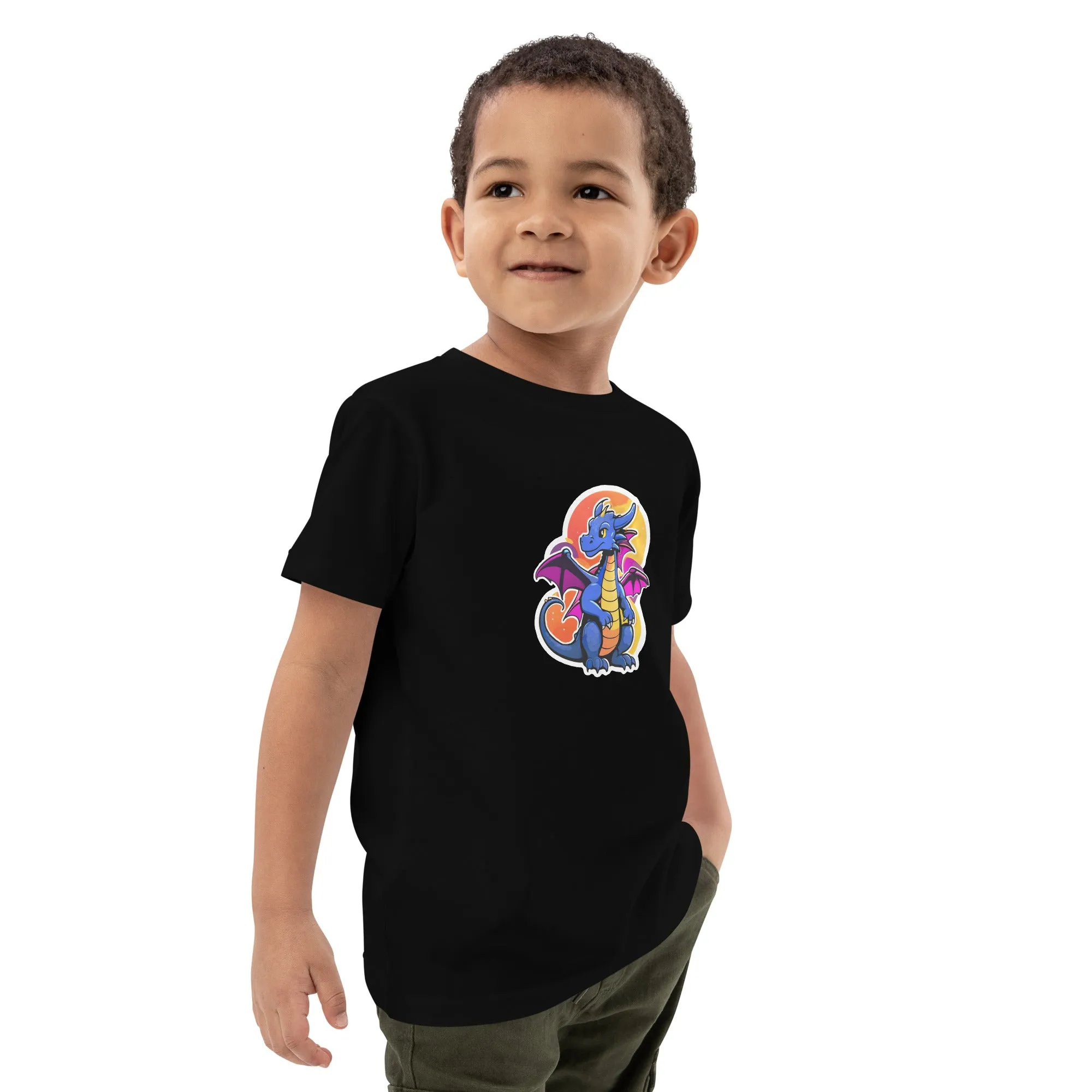 Cute Dragon Organic Cotton Kids' T-shirt