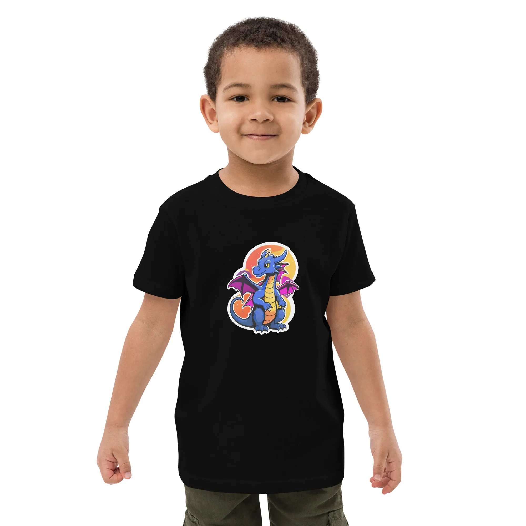 Cute Dragon Organic Cotton Kids' T-shirt