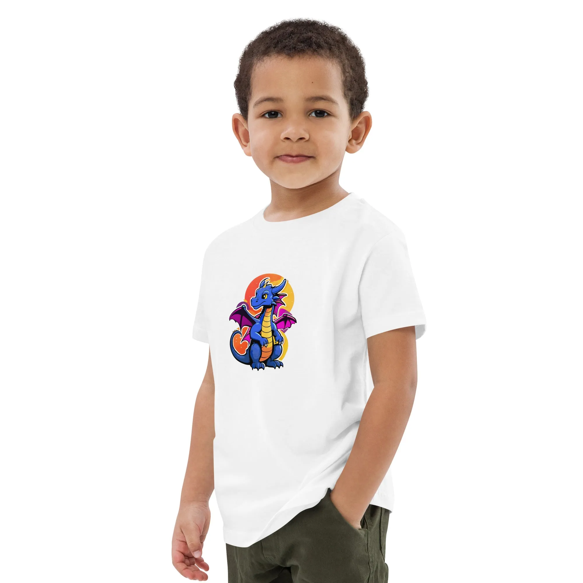 Cute Dragon Organic Cotton Kids' T-shirt