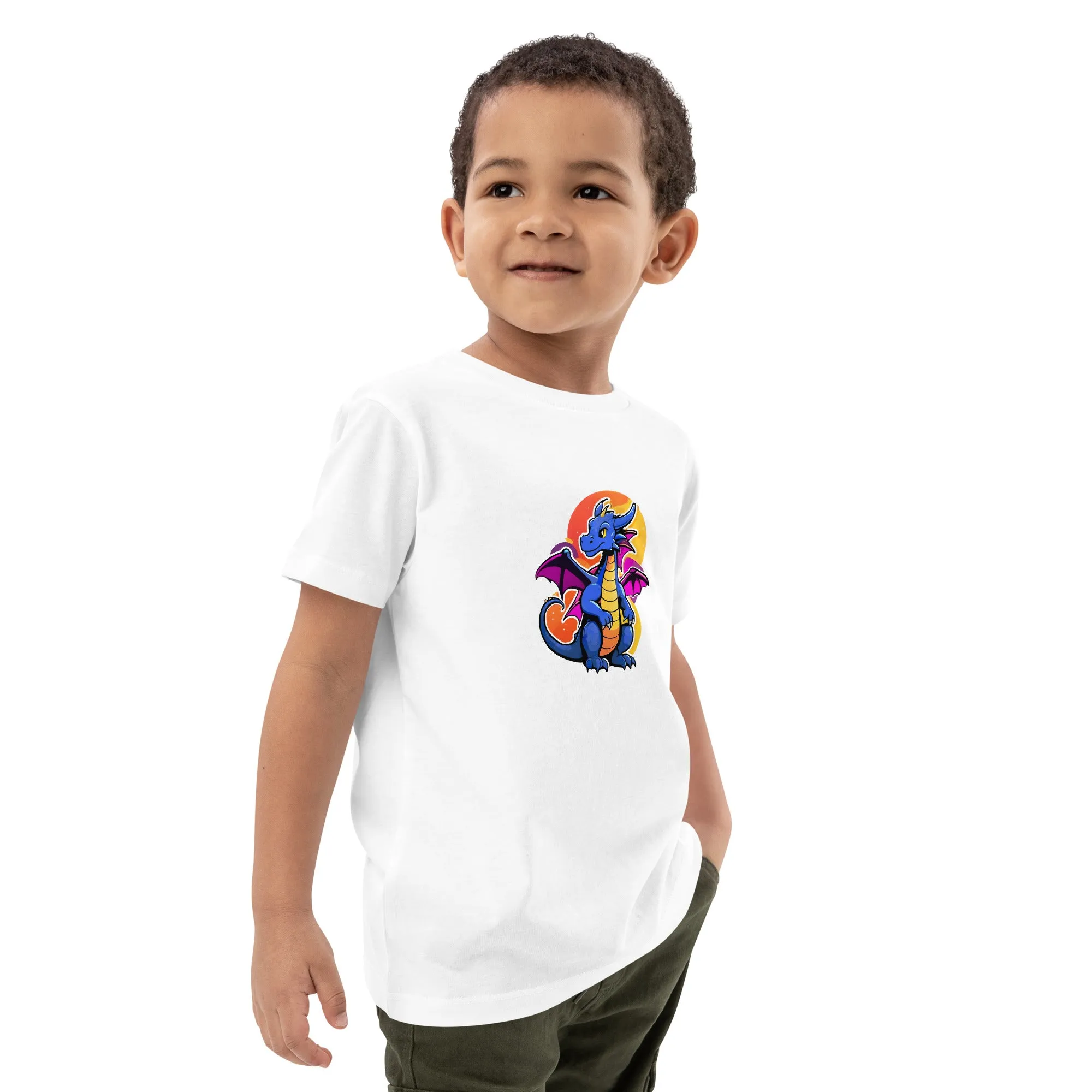 Cute Dragon Organic Cotton Kids' T-shirt