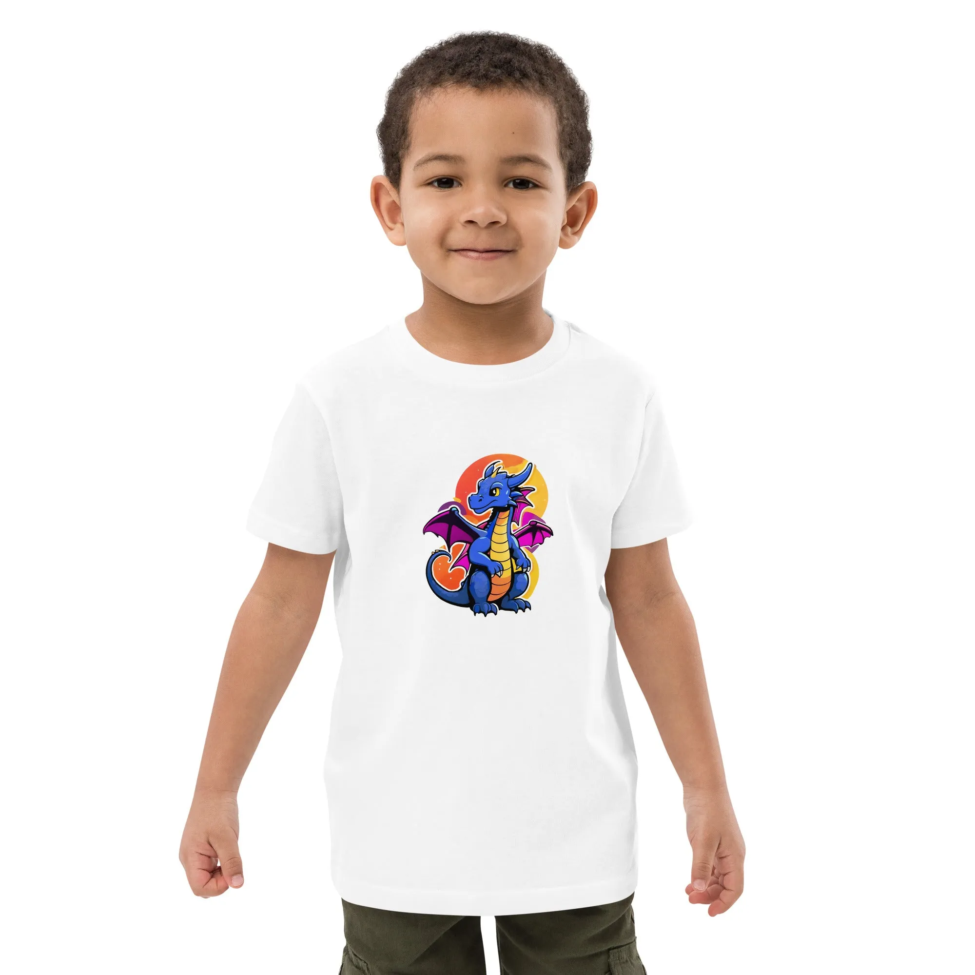 Cute Dragon Organic Cotton Kids' T-shirt