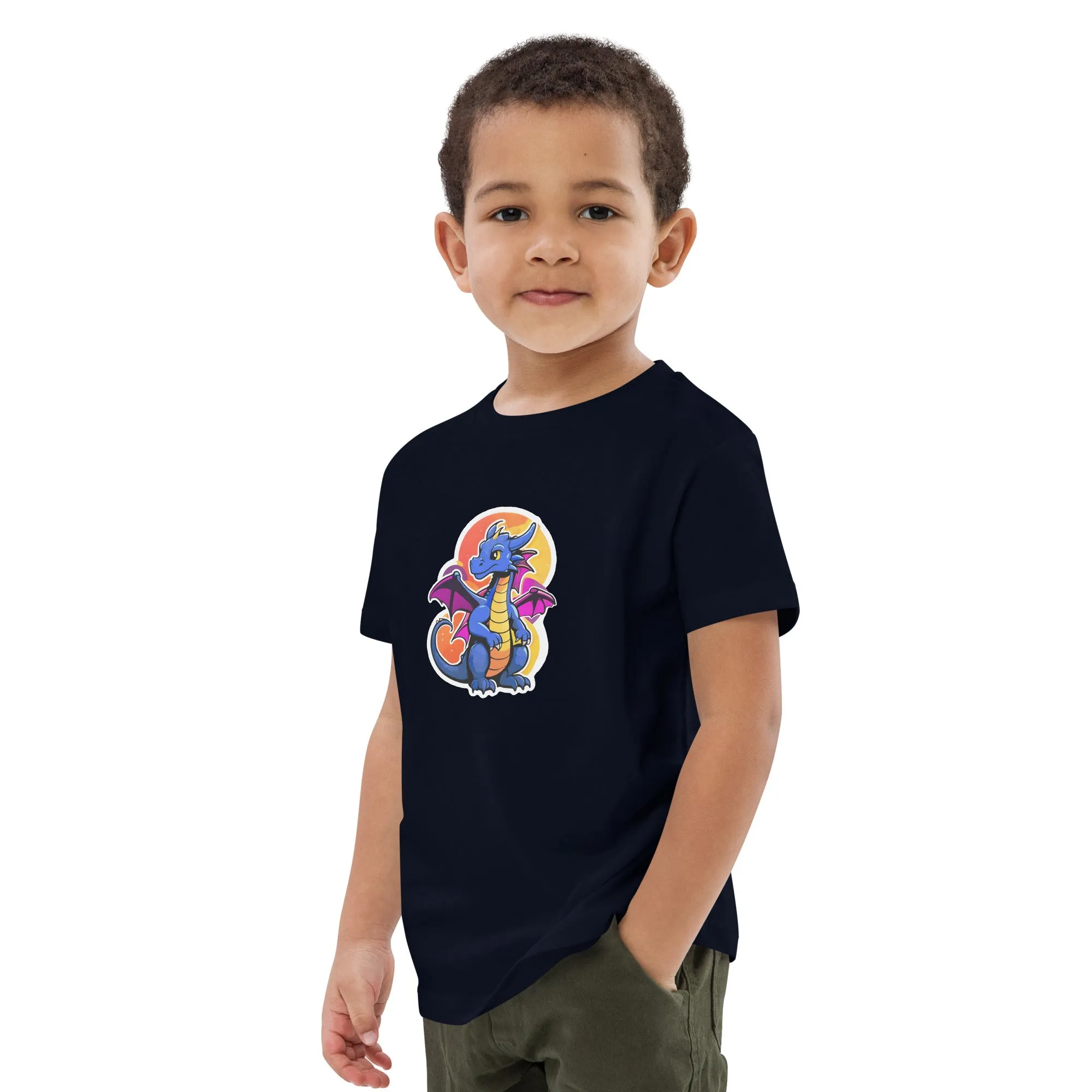 Cute Dragon Organic Cotton Kids' T-shirt