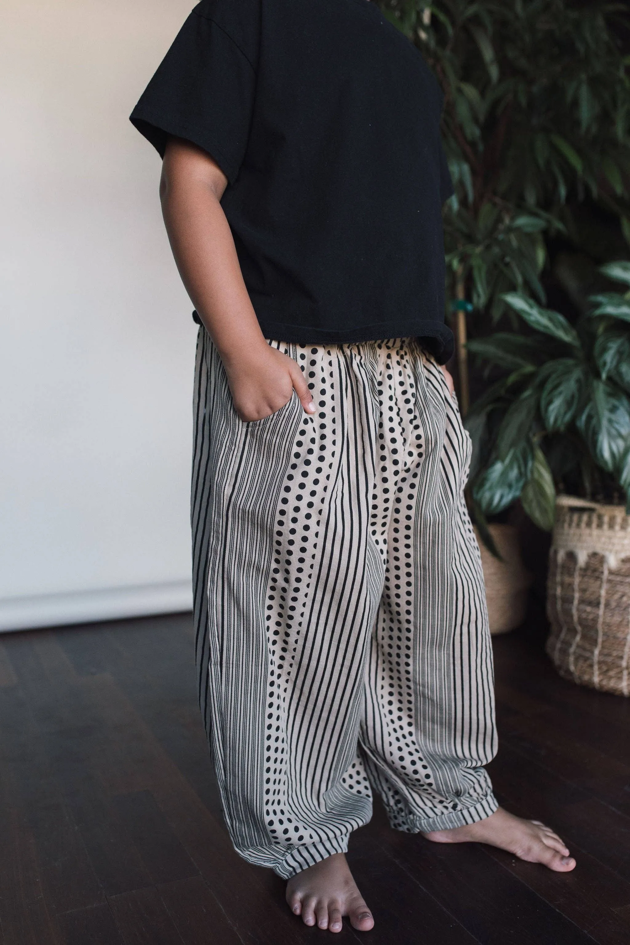 Dae Patterned Comfortable Kids Pants - Olu Kids