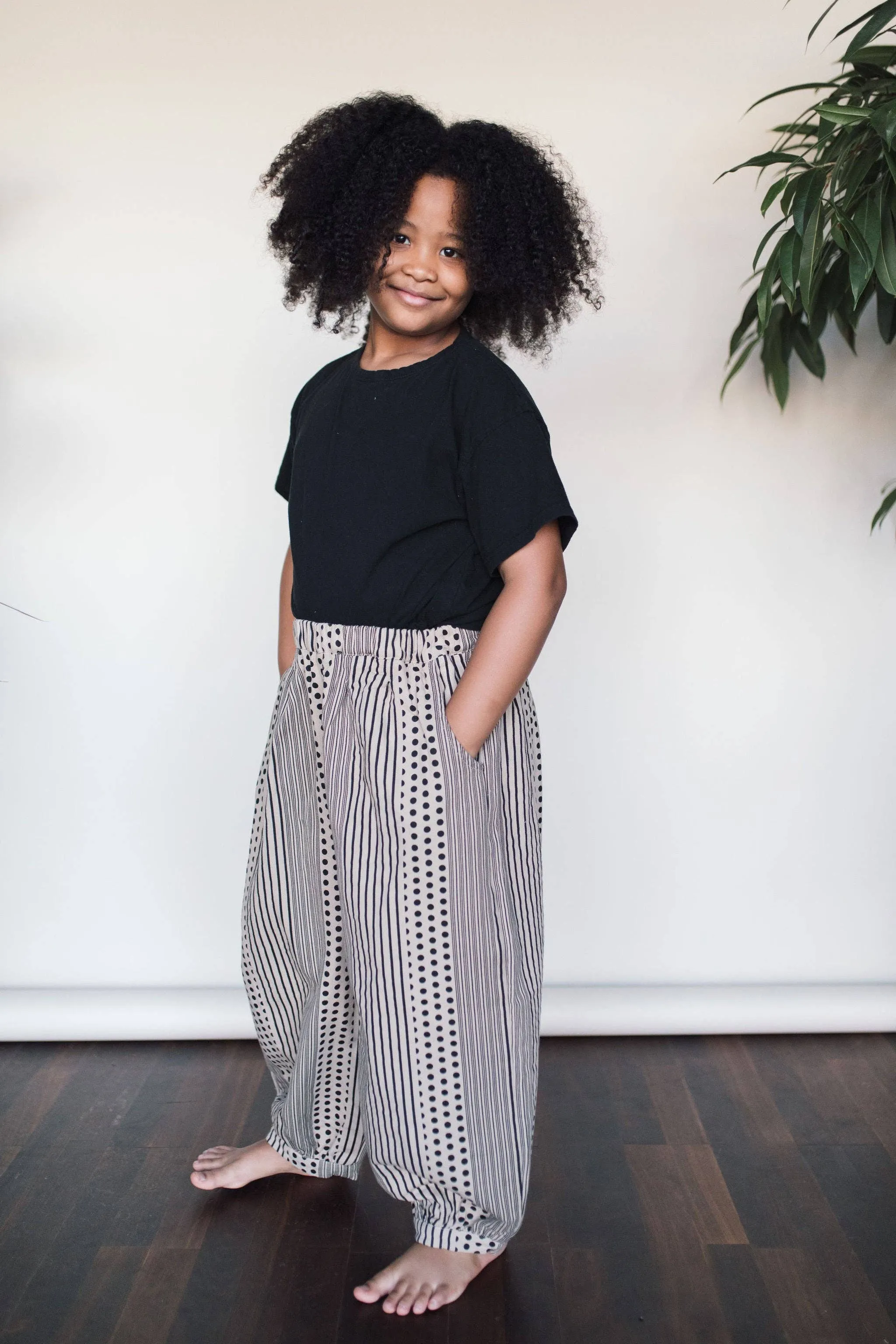 Dae Patterned Comfortable Kids Pants - Olu Kids