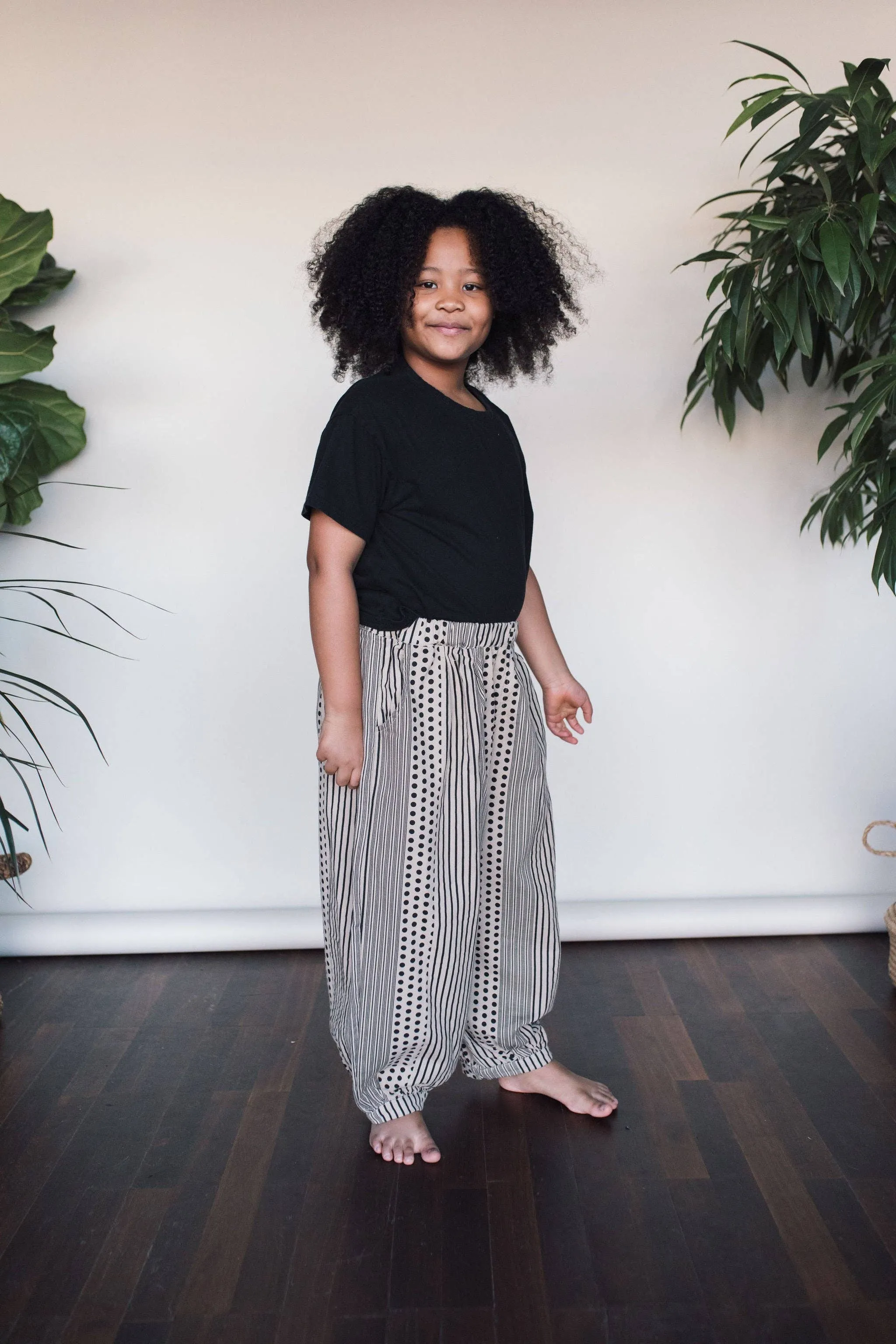 Dae Patterned Comfortable Kids Pants - Olu Kids