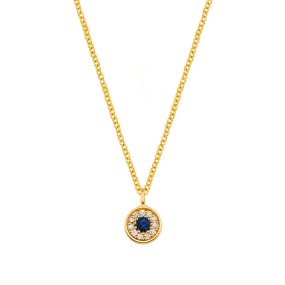 Dainty Evil Eye Necklace for Kids