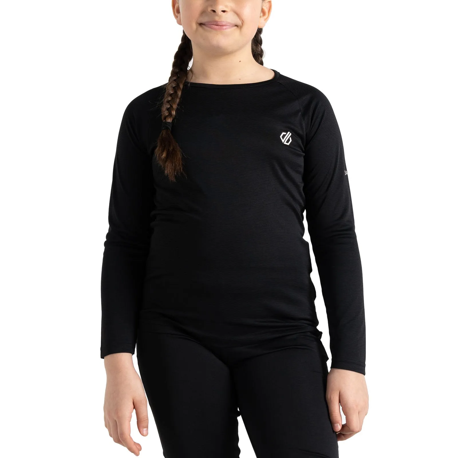 Dare 2b Kids Elate II Long Sleeve Baselayer Set - Black