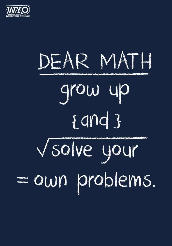 Dear Math Sr Kids T-Shirt