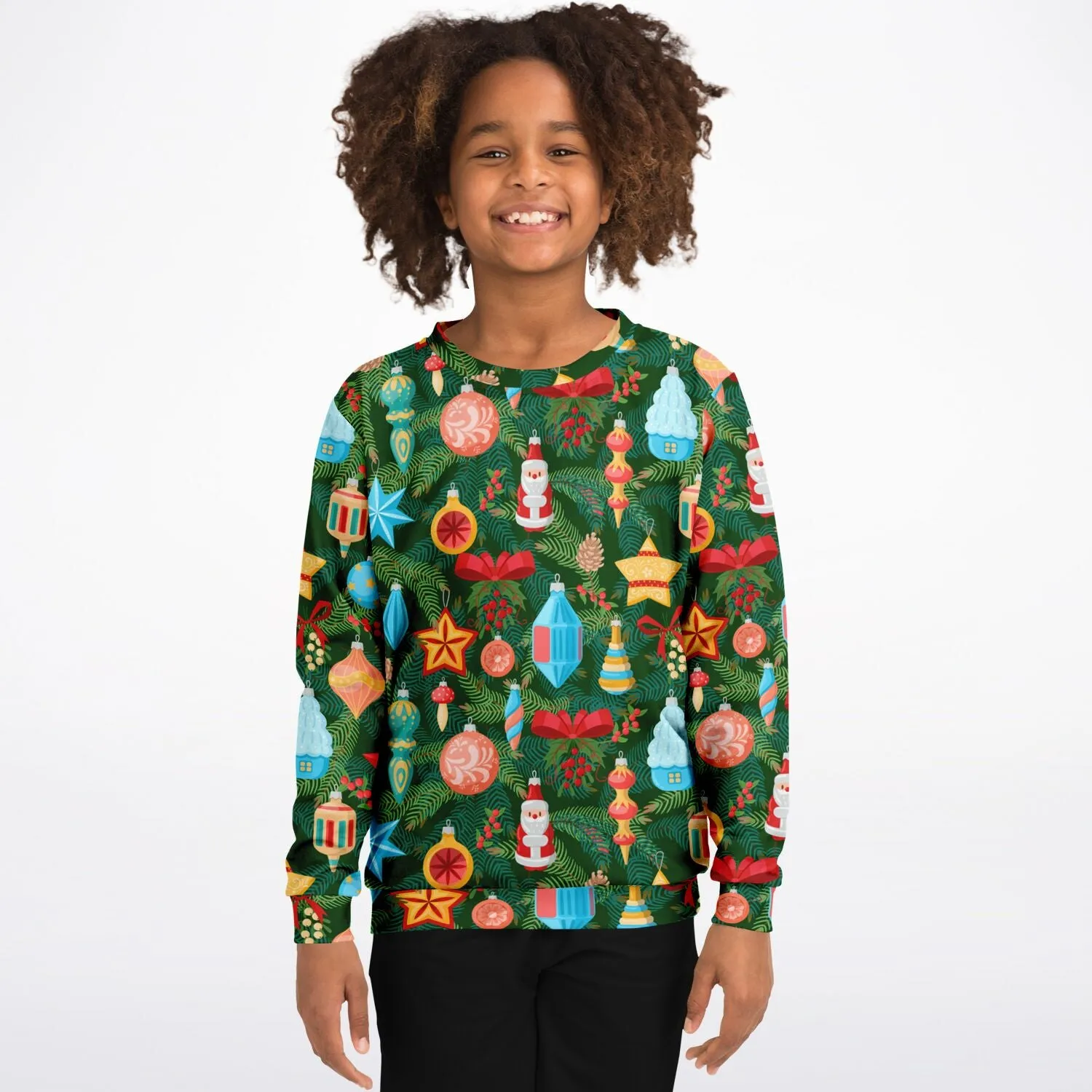 Decorated Tree Kids/Youth Sweatshirt