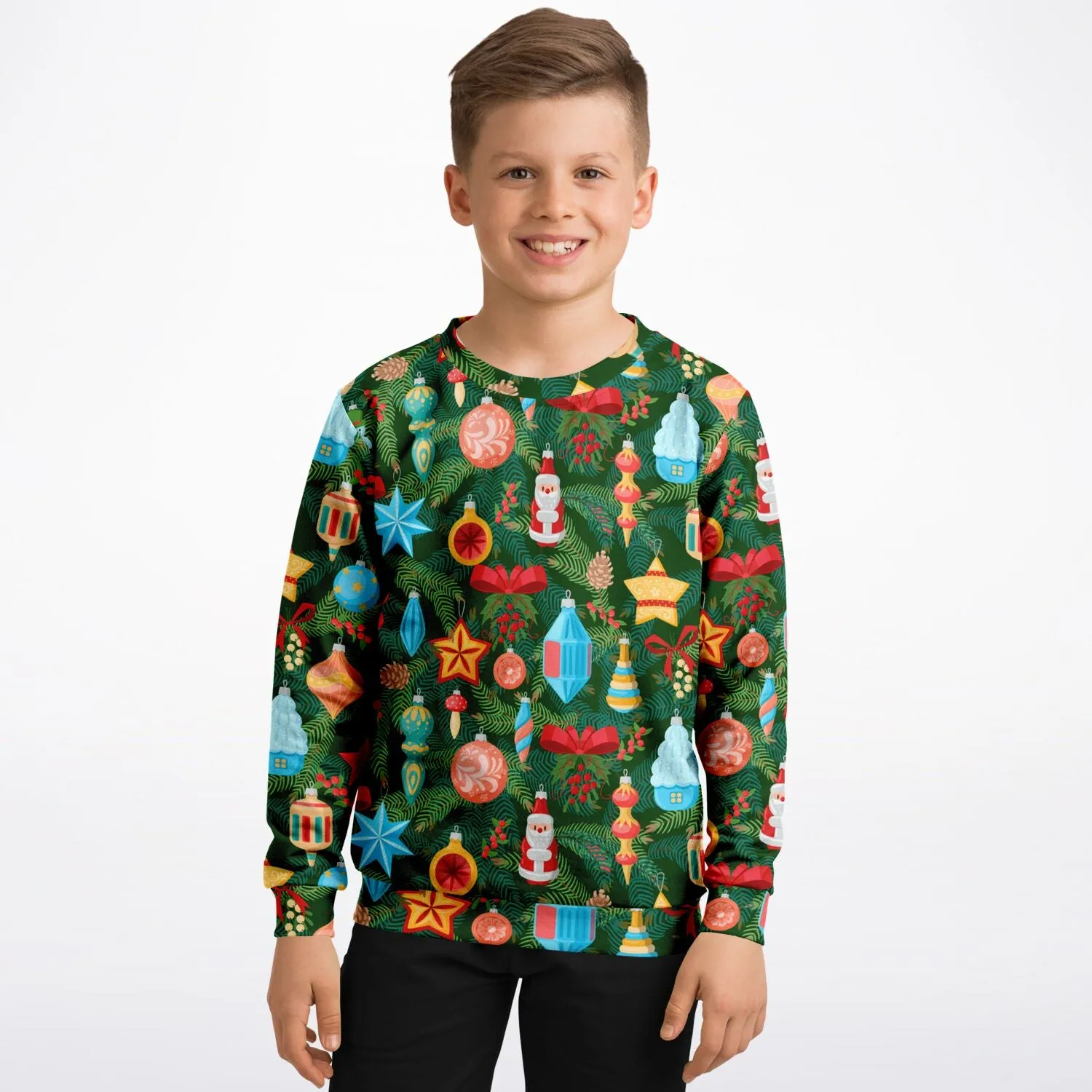 Decorated Tree Kids/Youth Sweatshirt