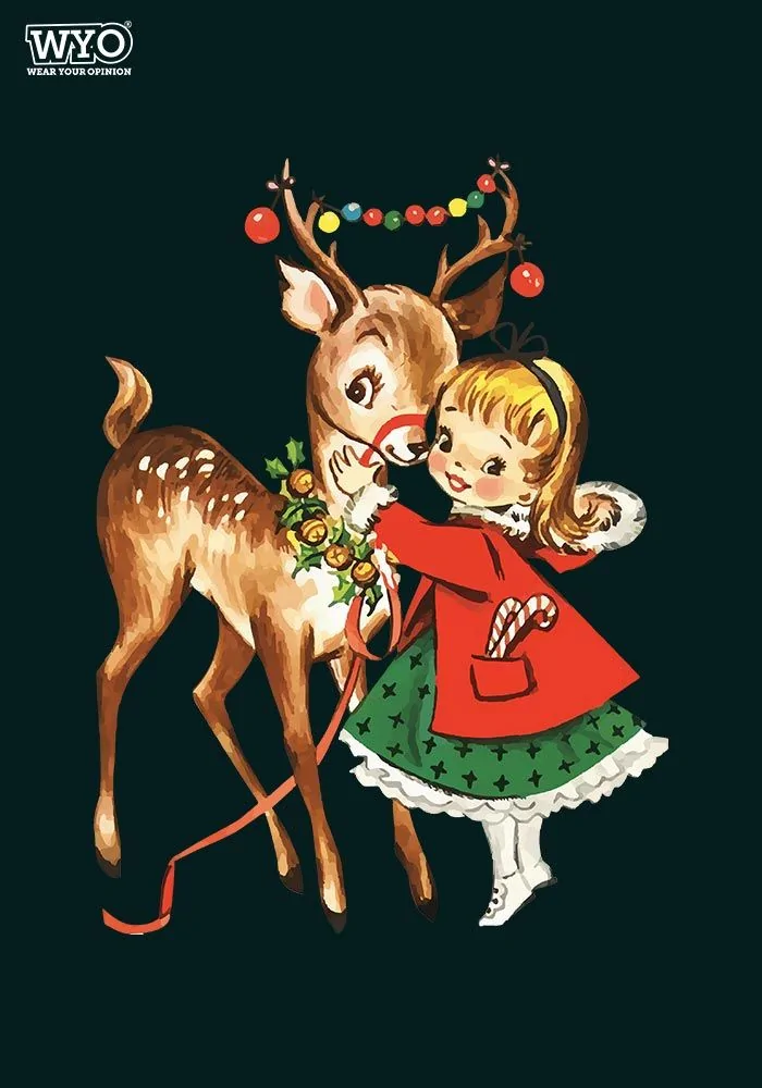 Deer Girl Sr Kids T-Shirt