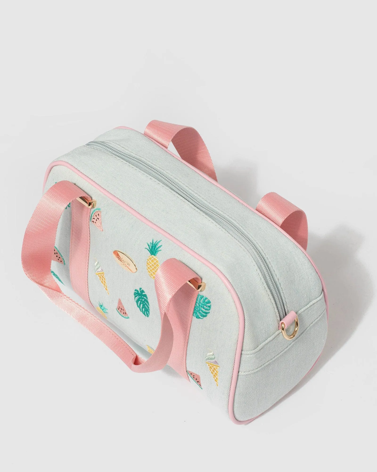 Denim Kids Embroidered Weekender Bag