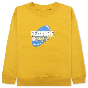 Children's Bubble Play Sweater - Mustard