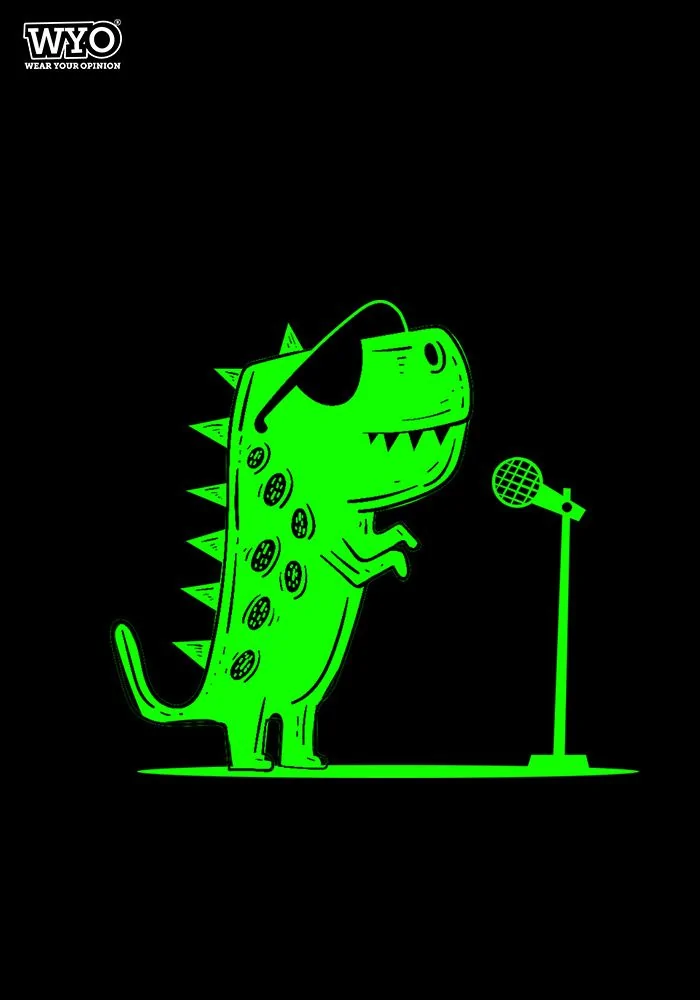 Dino Glow In Dark Kids T-Shirt