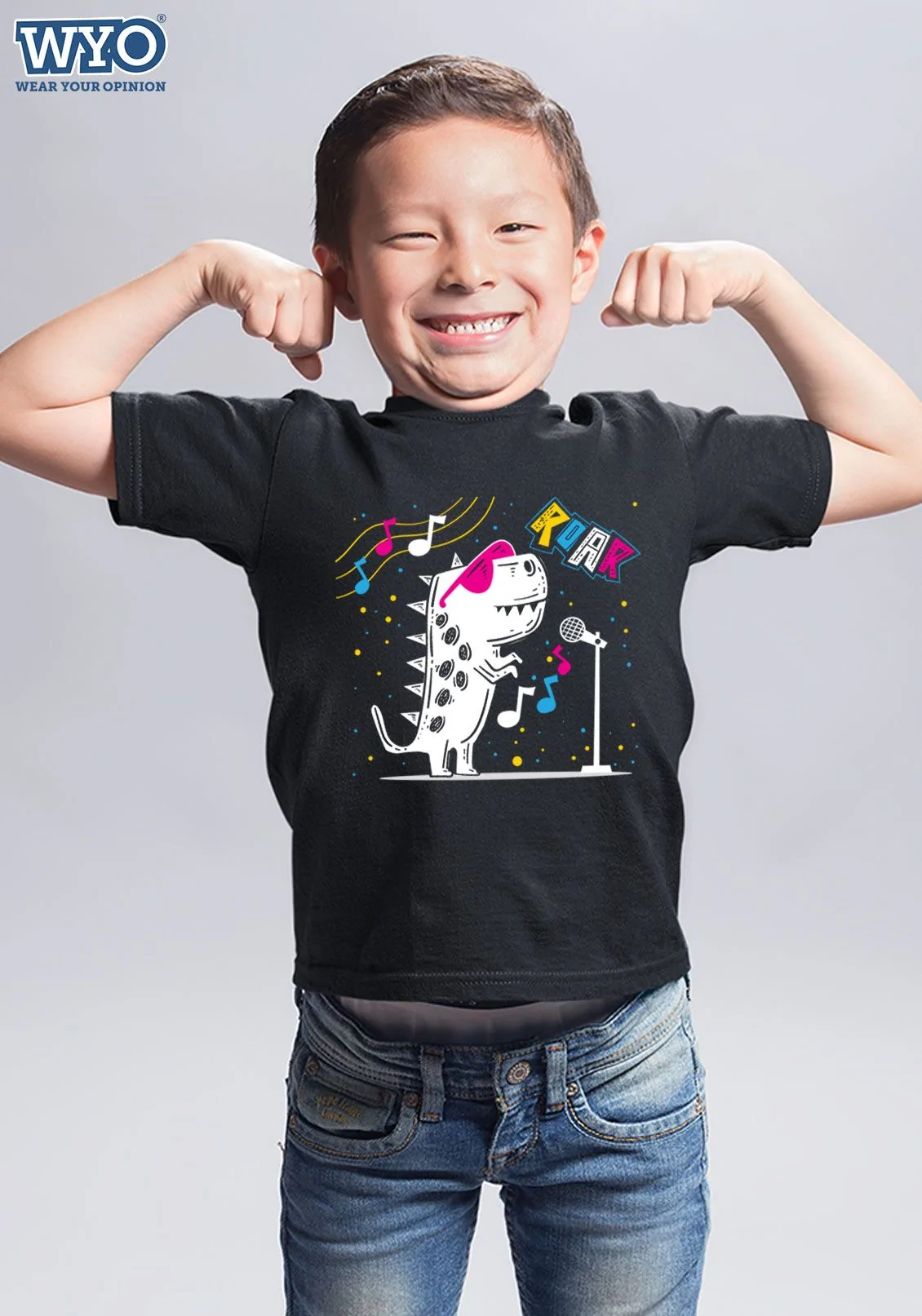 Dino Glow In Dark Kids T-Shirt