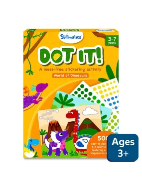 Dinosaur World Dot Coloring Book