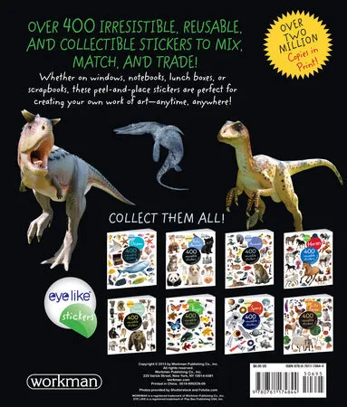 Dinosaur Eyelike Stickers