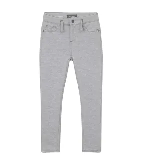 DL1961 Kids William Slouchy Slim Jeans in Heather Grey Ultimate Knit (Big Kids)