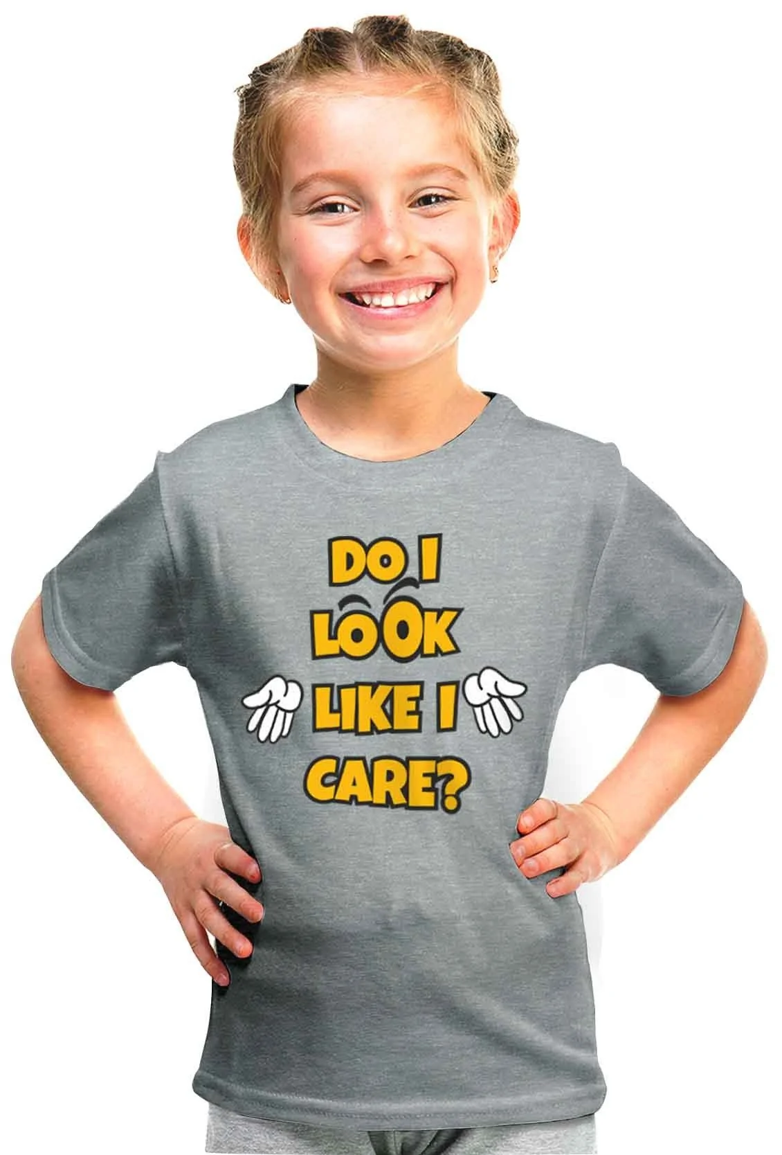 Do I Look Like I Care? Kids T-Shirt