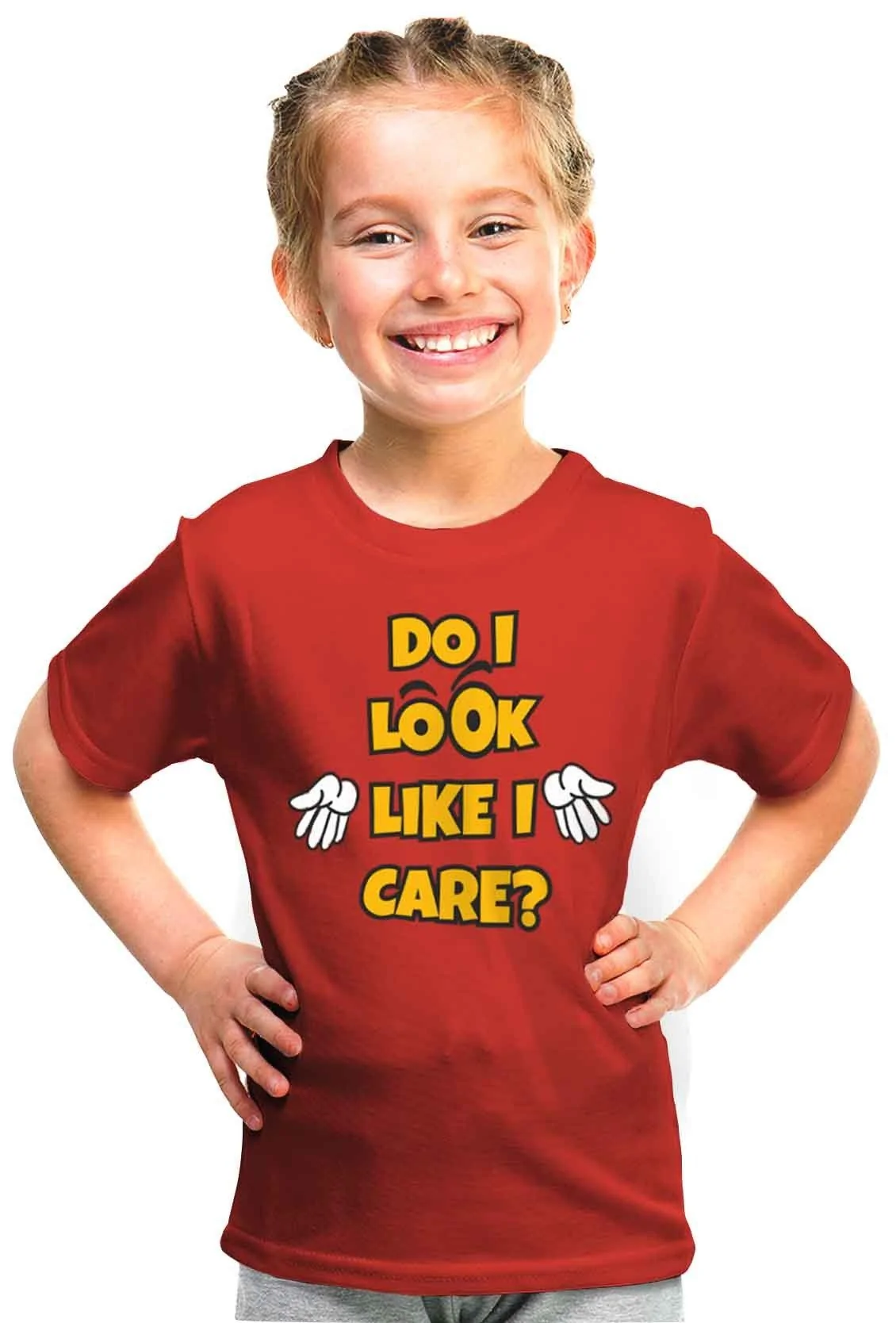 Do I Look Like I Care? Kids T-Shirt