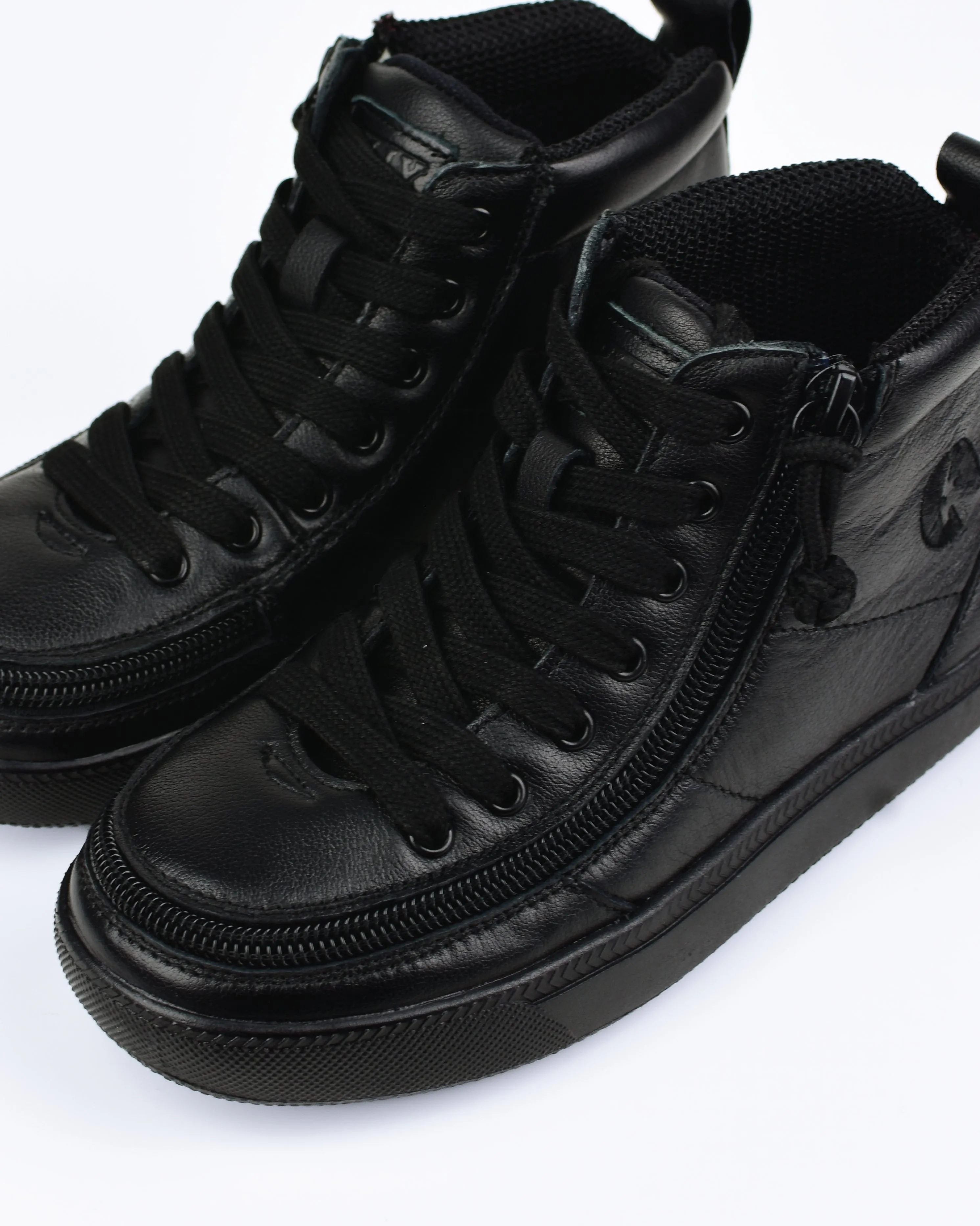 DR II High Top (Kids) - Black to the Floor Leather