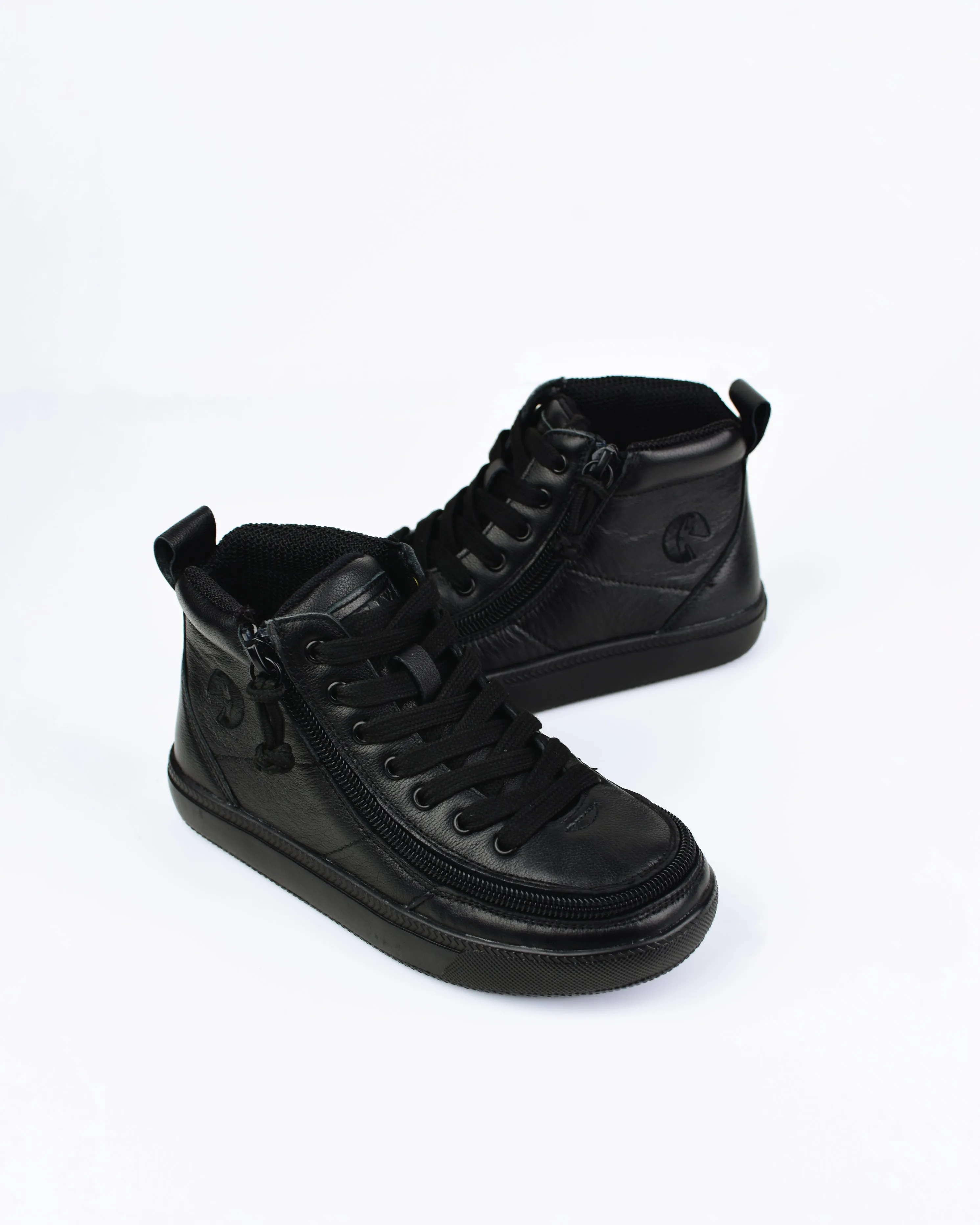 DR II High Top (Kids) - Black to the Floor Leather