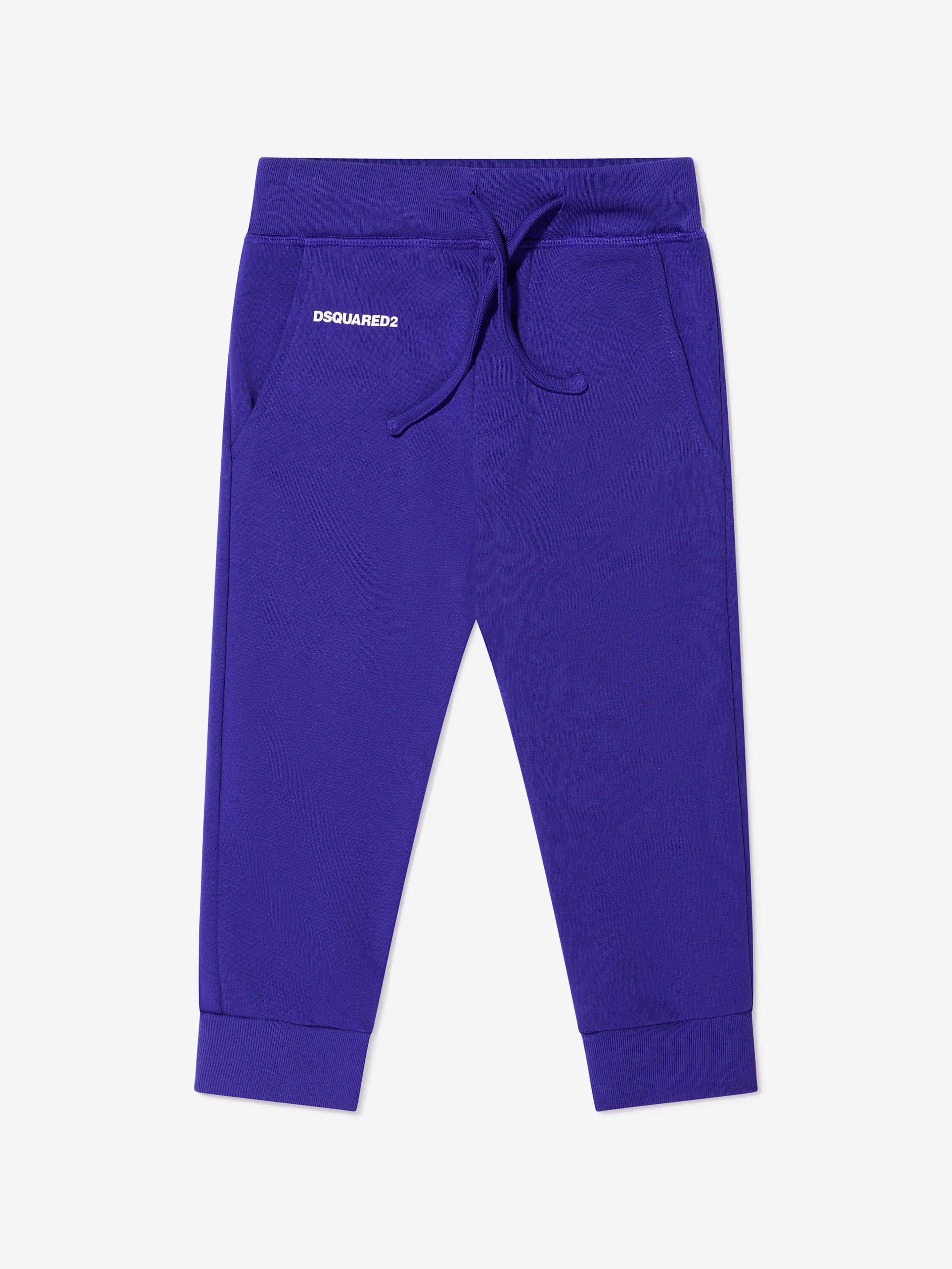 Dsquared2 Kids - Kids Sports Edition.07 Joggers In Blue | Childsplay Clothing