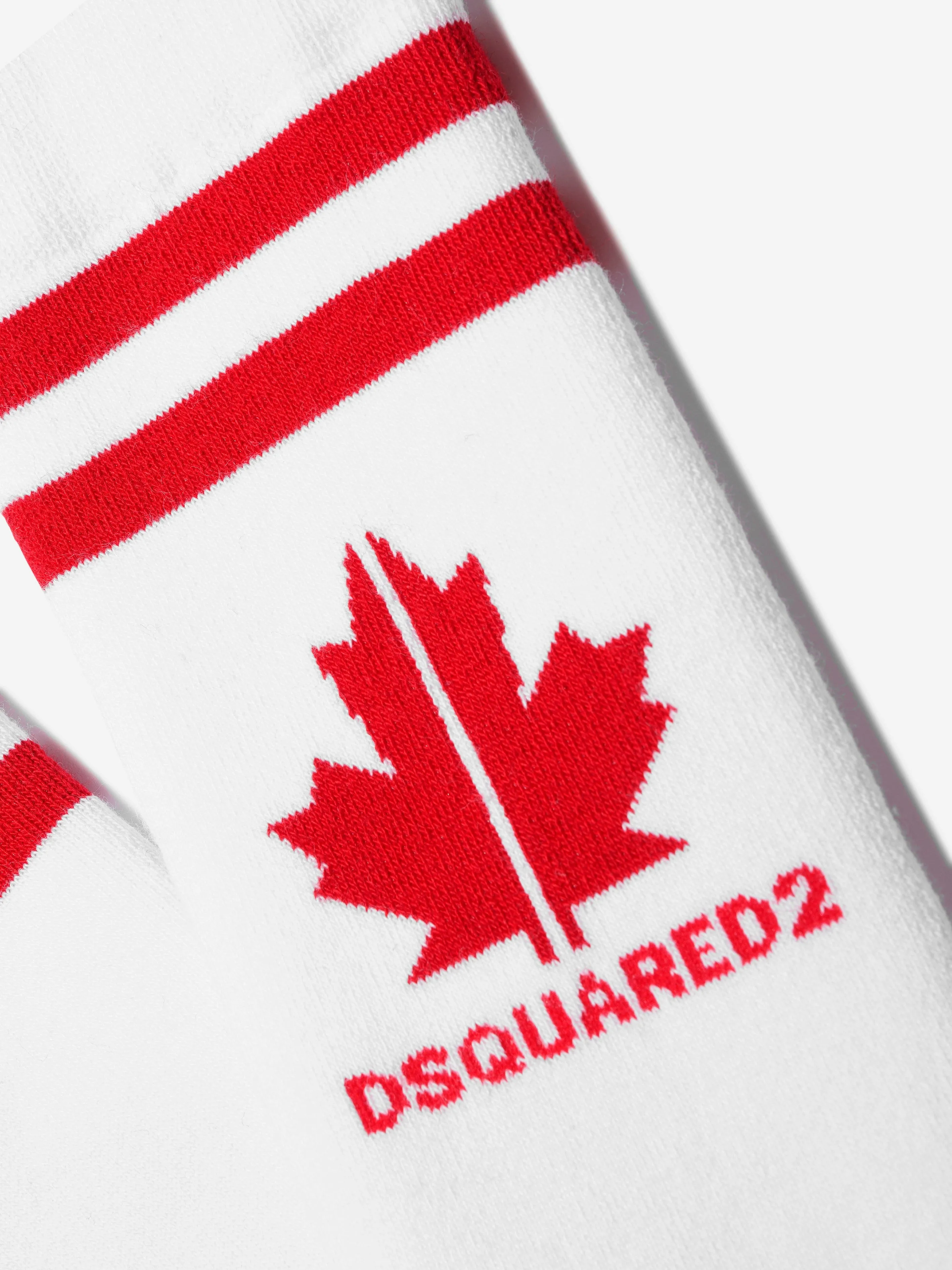 Dsquared2 Kids - Kids Sports Edition.07 Socks In Red | Childsplay Clothing