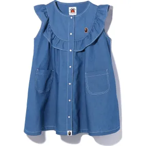 Kids DUNGAREE FRILL ONEPIECE