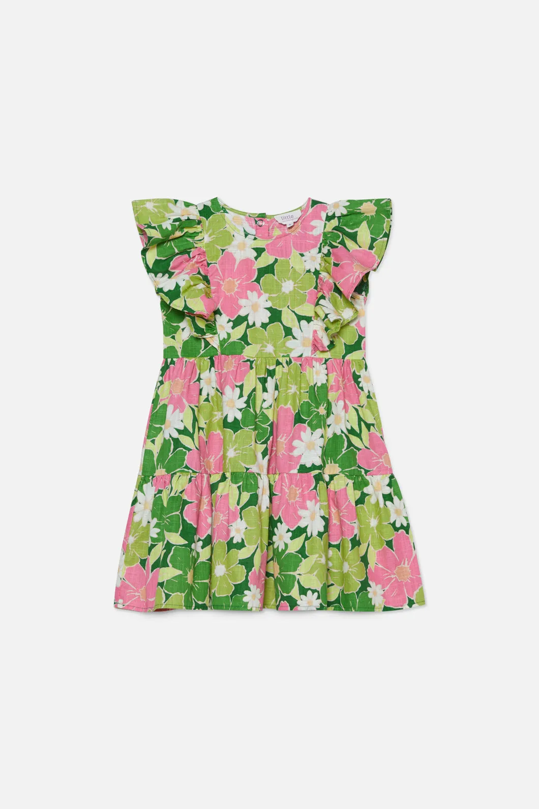 Edie Flower Patterned Children's Dress