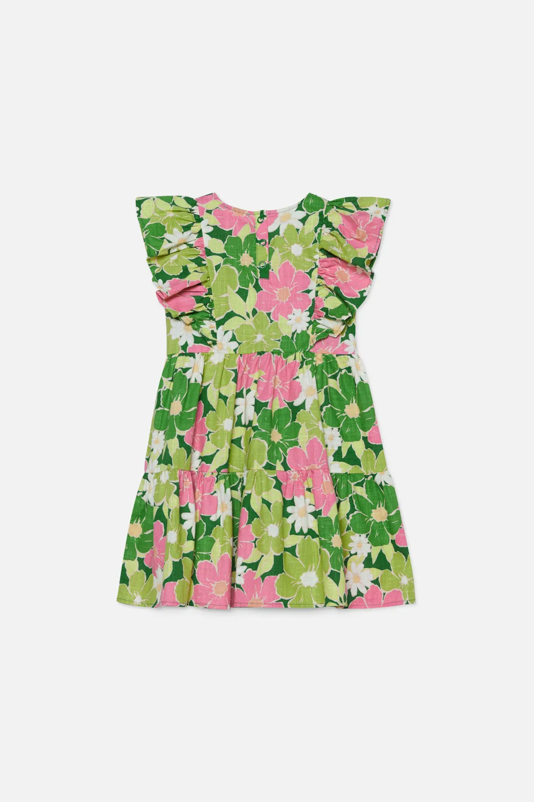 Edie Flower Patterned Children's Dress