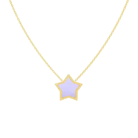 Kids Enamel Star Necklace