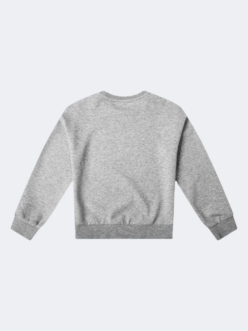 Erke Kids-Boys Lifestyle Sweatshirt Heather Grey