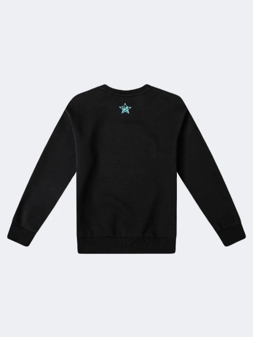 Erke Kids-Boys Training Sweatshirt Black